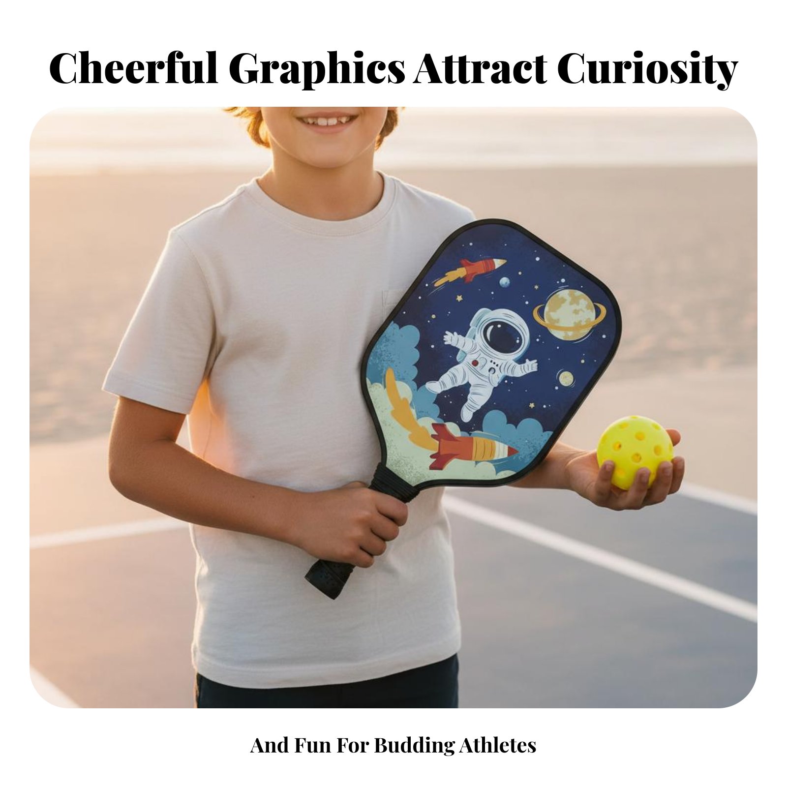 New Kids Pickleball Paddle Set - Outdoor Sport For Kids 评论和价格