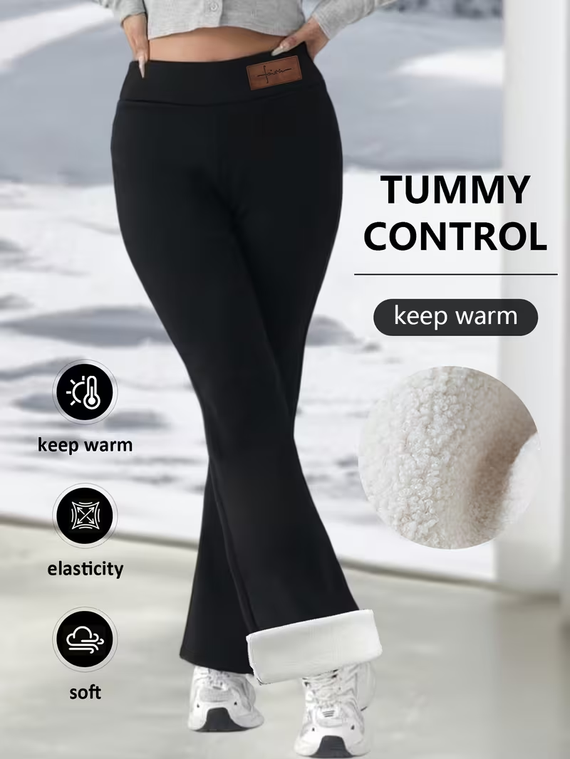 Winter Flared Pants High Waist - Outdoor Sport Outfit 评论和价格