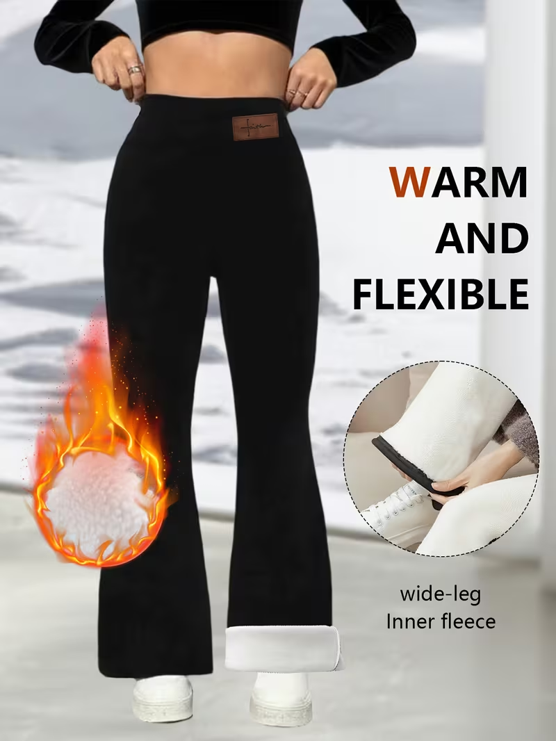 Winter Flared Pants High Waist - Outdoor Sport Outfit 评论和价格