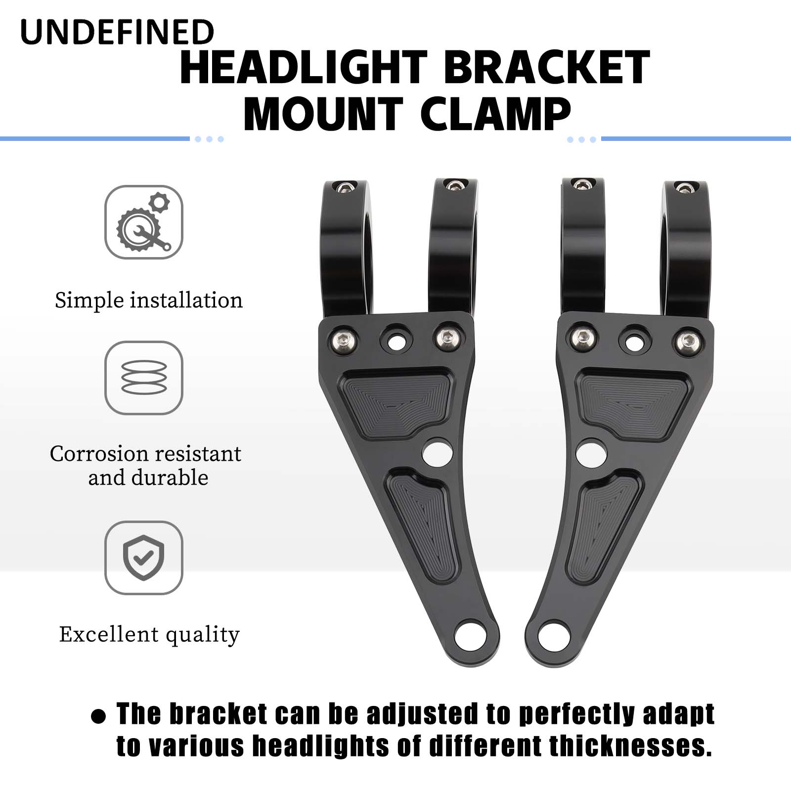 33mm-58mm Headlight Bracket Mo - Outdoor Sport Hose 评论和价格