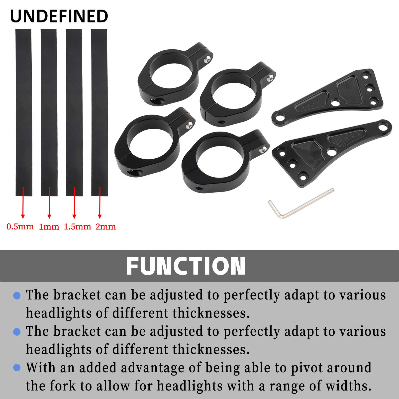 33mm-58mm Headlight Bracket Mo - Outdoor Sport Hose 评论和价格