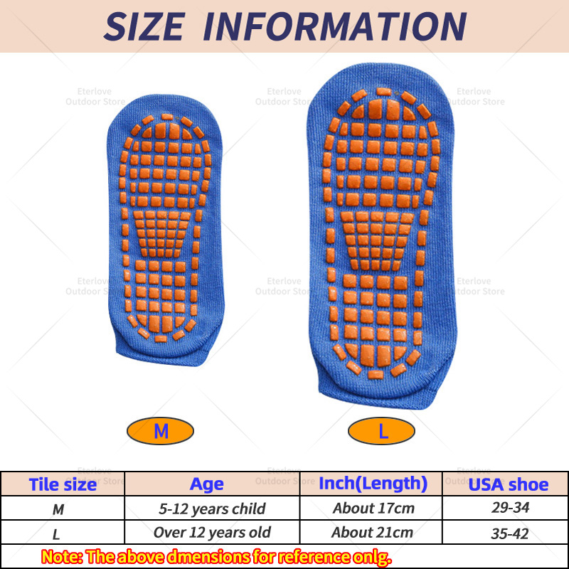 4 Pairs Yoga Pilates Trampolin - Trampoline Park Sock 评论和价格