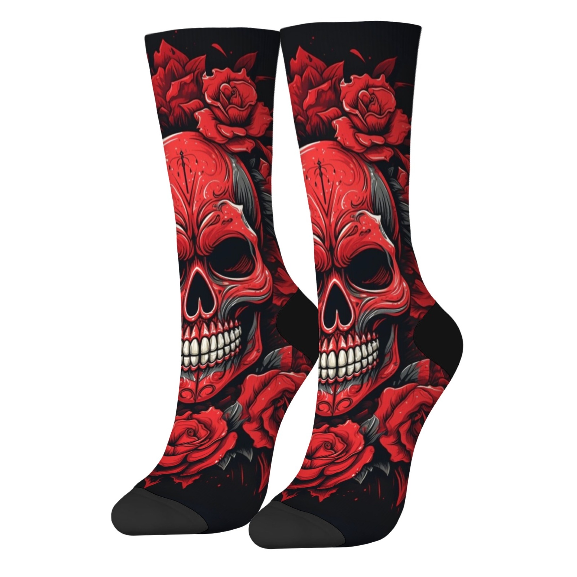 Vintage Rose Skull Fashion Soc - Outdoor Sport Hose 评论和价格