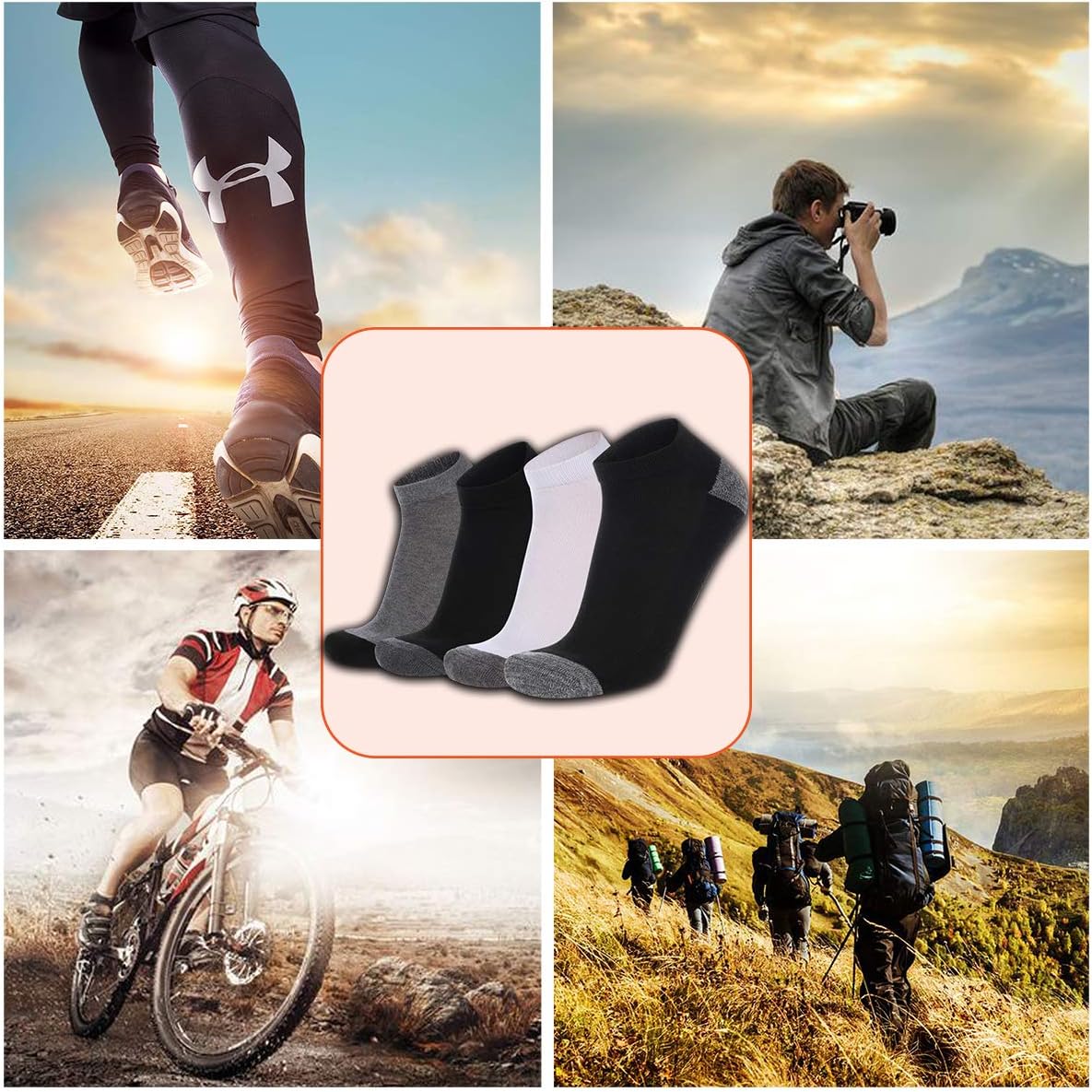 10 Pairs of High-Quality Men's - Outdoor Sport Hose 评论和价格