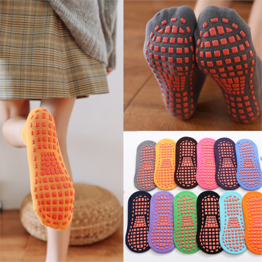Kids Adults Anti-Slip Socks Pa - Trampoline Park Sock 评论和价格