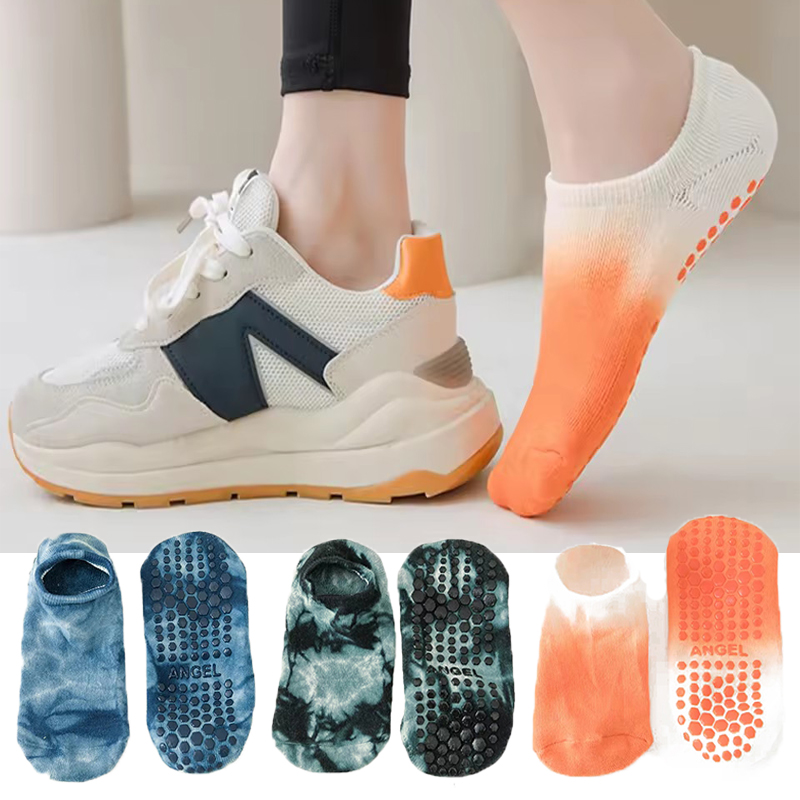 Ladies' Colorful Anti Slip Yog - Trampoline Park Sock 评论和价格