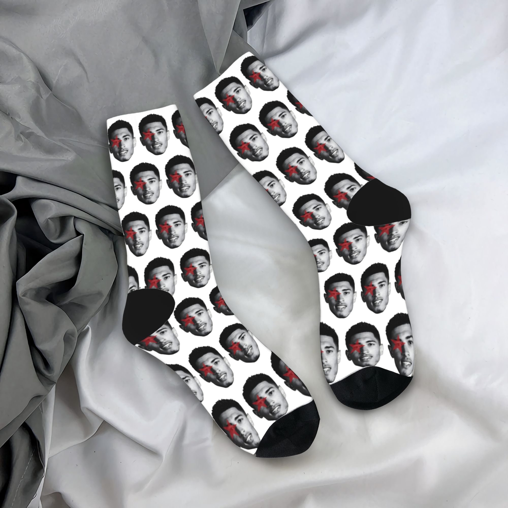 Jude-Bellingham Socks Big Head - Outdoor Sport Hose 评论和价格