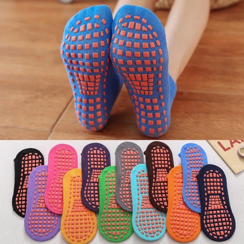 Children Adults Anti-Slip Sock - Trampoline Park Sock 评论和价格