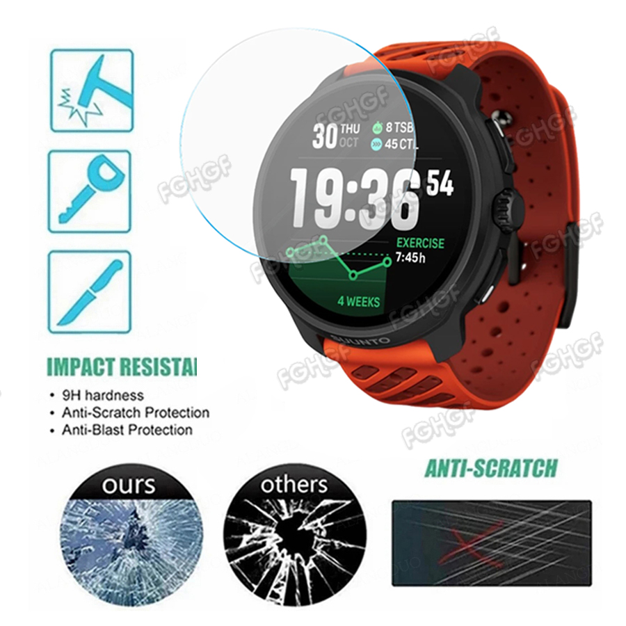 Tempered Glass Protective Film - Outdoor Sport Smart Watch 评论和价格