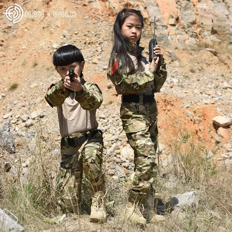 Kids Tactical Uniform Hunting  - Outdoor Sport For Kids 评论和价格