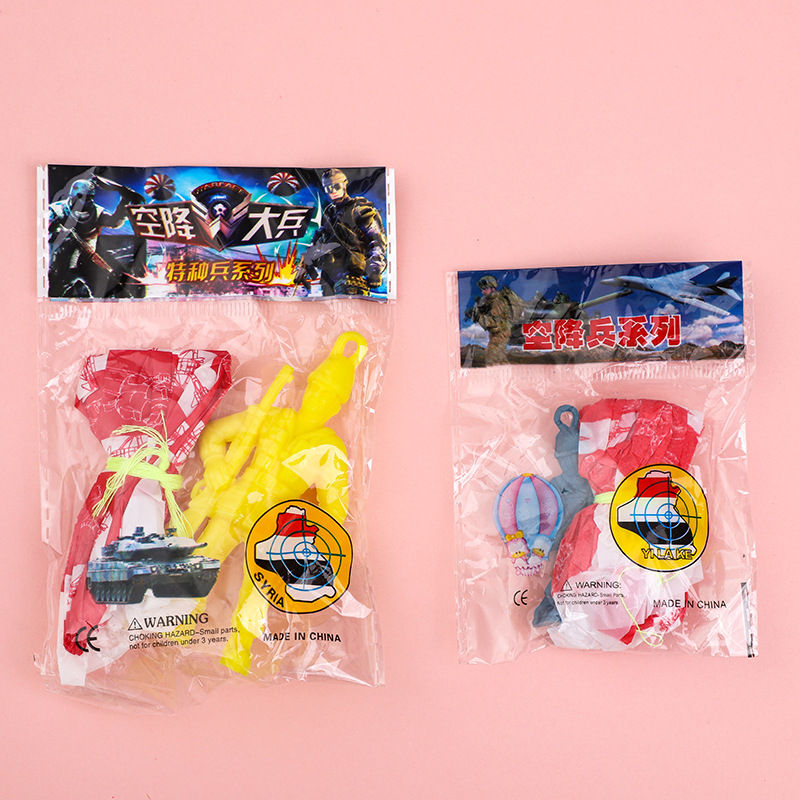 10pcs Plastic Ejecting Parachu - Outdoor Sport For Kids 评论和价格