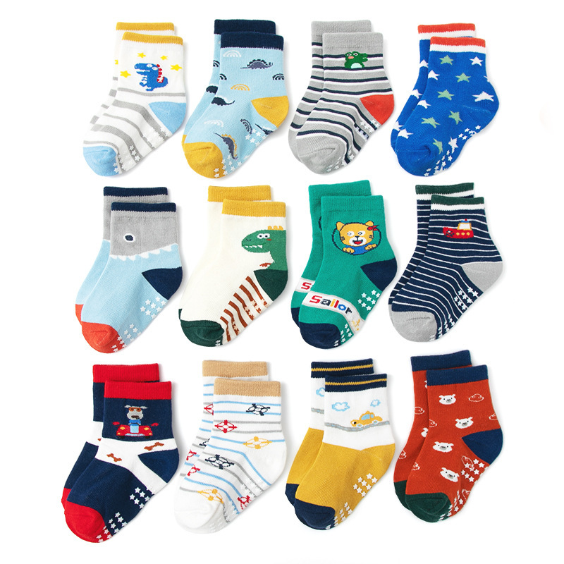 1/3/6/9/12 Pairs Kids Socks Se - Trampoline Park Sock 评论和价格